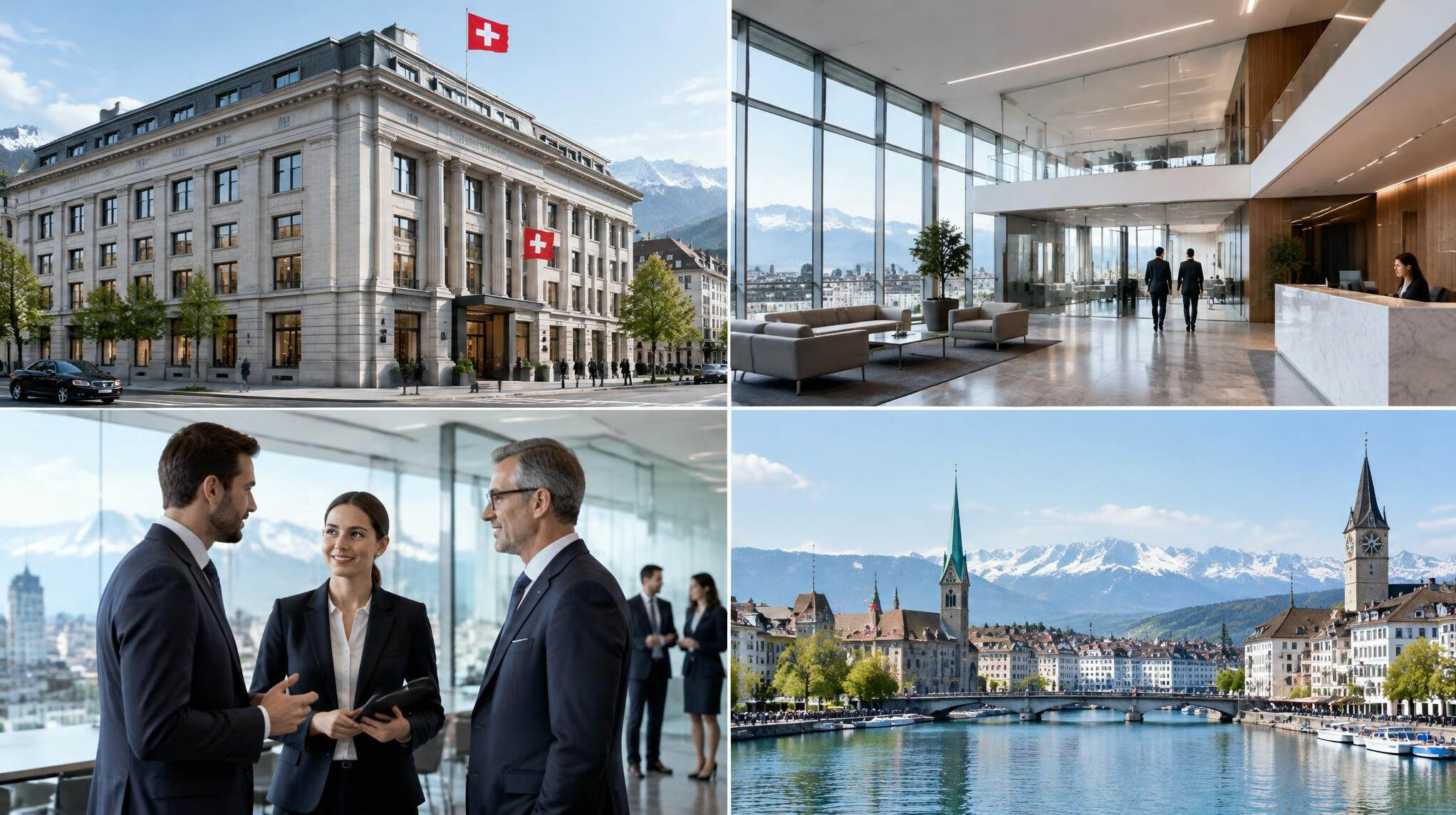 swiss bank building exterior