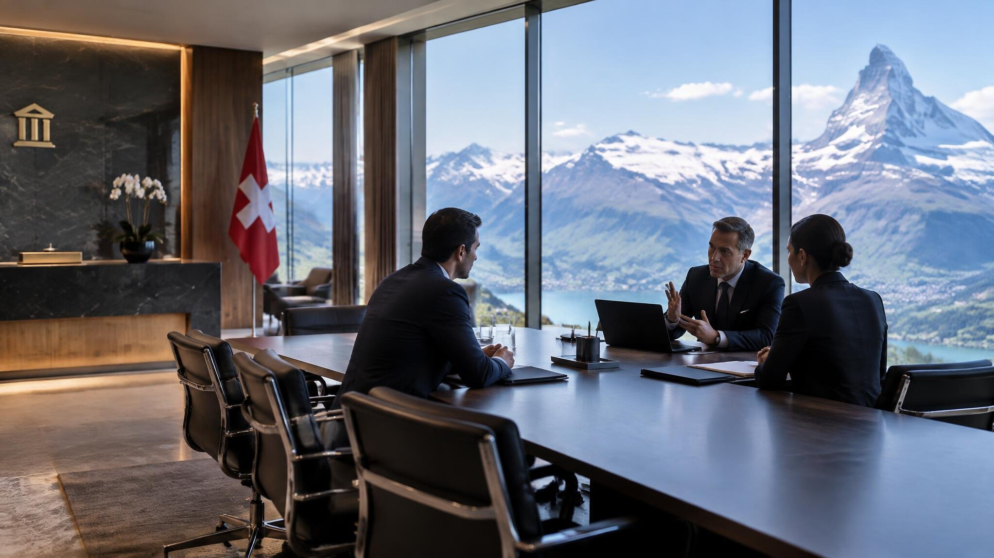 swiss corporate building